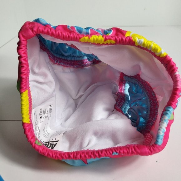 Swimschool Reusable Swim Diaper UPF 50 Level 1 18-22 lbs 12M Swim Mermaid Pink - Picture 4 of 16